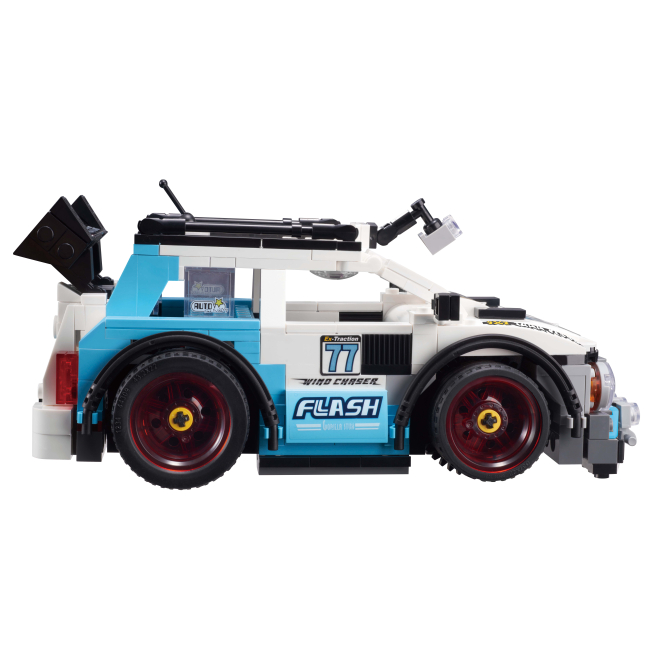 Конструктори з унікальними деталями - Конструктор Wise block Гоночний автомобіль на радіокеруванні (EU389053)#4