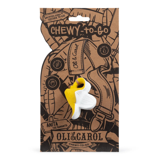 Погремушки, прорезыватели - Прорезыватель Oli and Carol Анита Бананита (L-CHEWY-BANANA)#2