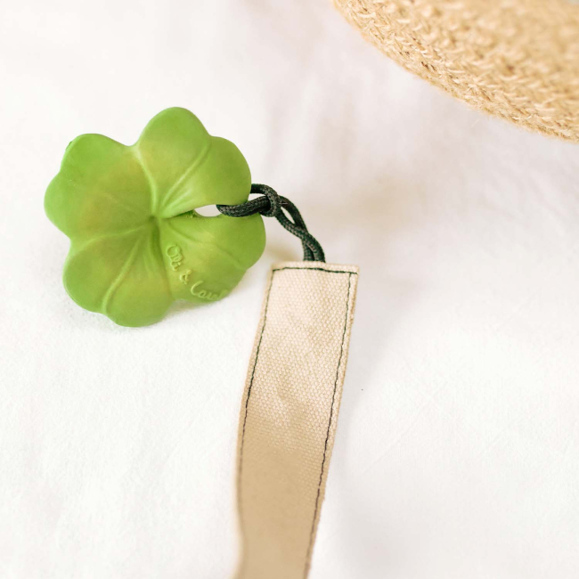 Брязкальця, прорізувачі - Прорізувач Oli and Carol Конюшина Еллі (L-CHEWY-CLOVER)#4