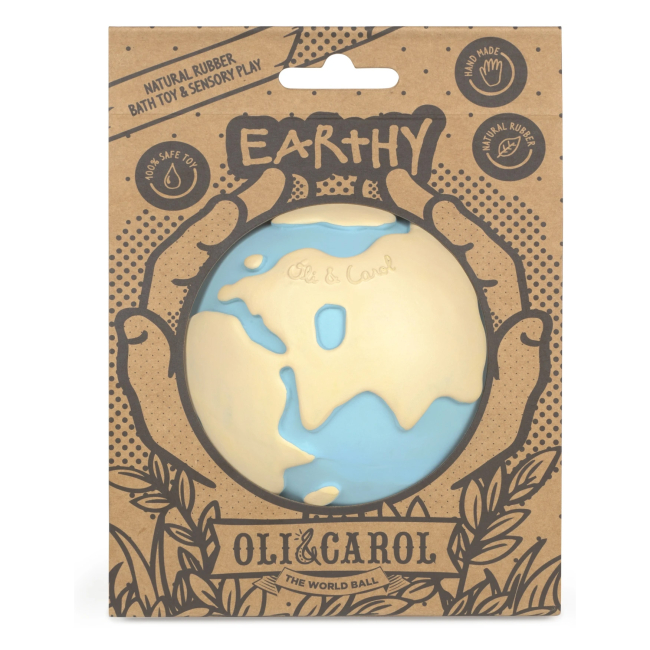 Брязкальця, прорізувачі - Прорізувач Oli and Carol Земна куля (L-WORLD-BALL)#2