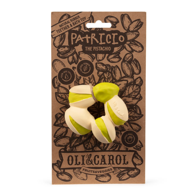 Брязкальця, прорізувачі - Прорізувач Oli and Carol Фісташка Патріціо (L-PISTACHIO-UNIT)#2