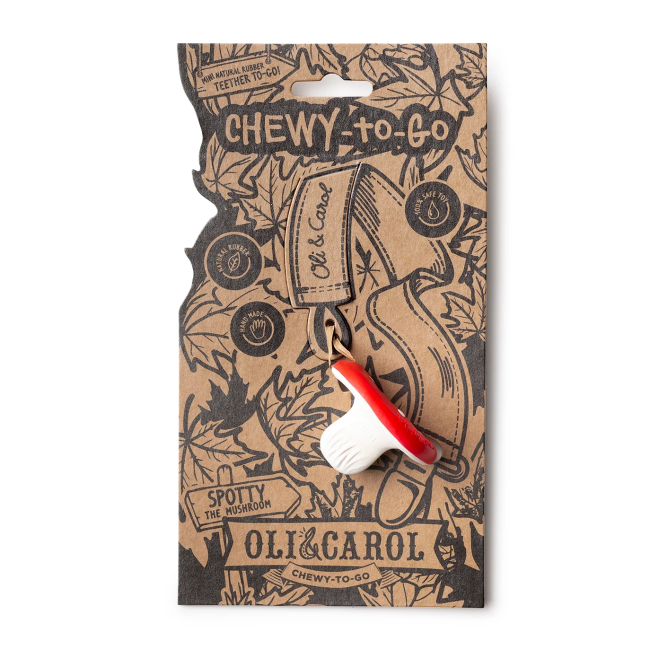 Погремушки, прорезыватели - Прорезыватель Oli and Carol Гриб Спотти (L-CHEWY-MUSHROOM)#3