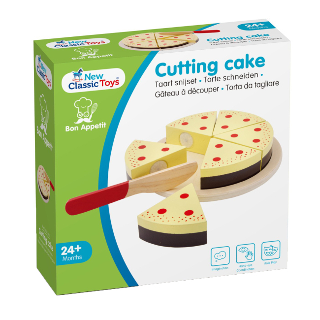 Дитячі кухні та побутова техніка - Ігровий набір New classic toys Кремовий торт (10585)#4