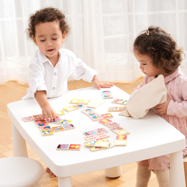 Настільні ігри - Настільна гра New classic toys Доміно тварини (10835)#4