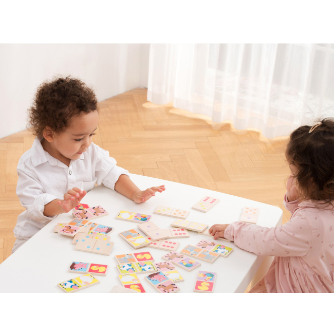 Настільні ігри - Настільна гра New classic toys Доміно тварини (10835)#5