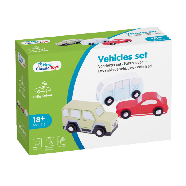 Машинки для малышей - Игровой набор New classic toys Автомобили 3 машинки (11932)#4