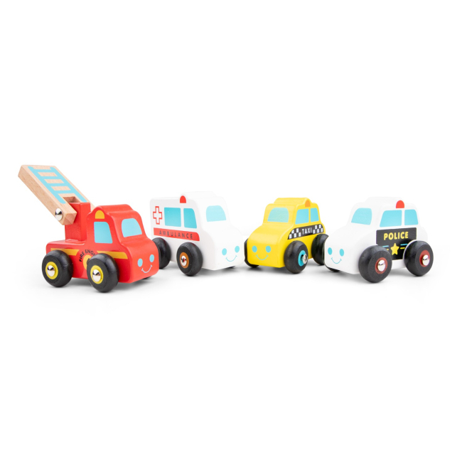 Машинки для малышей - Игровой набор New classic toys First driver Набор транспорта 4 машины (11930)#2