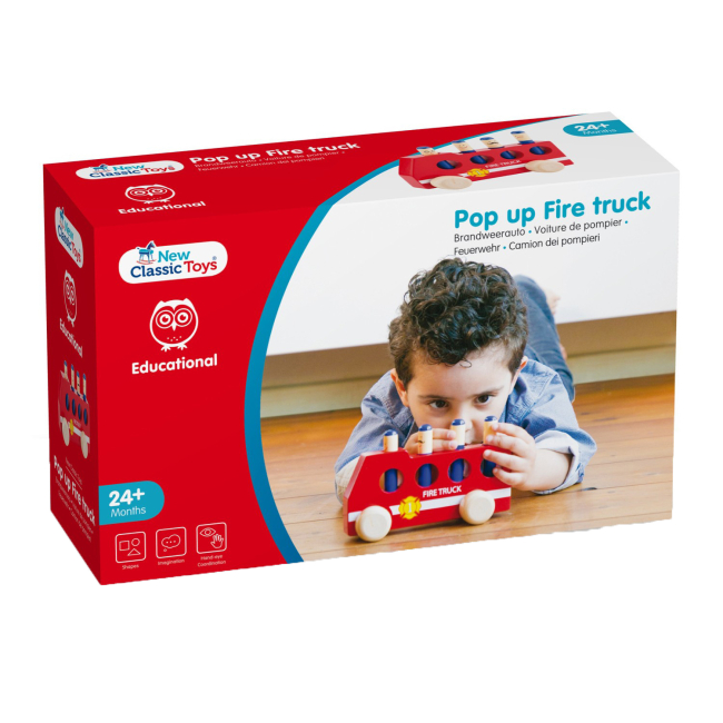 Машинки для малышей - Машинка New classic toys Пожарная машина (10546) #4