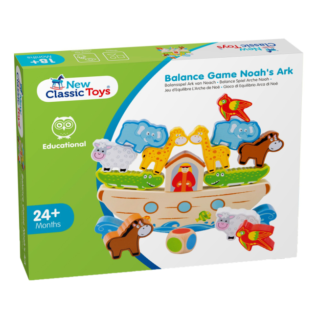 Развивающие игрушки - Развивающая игрушка New classic toys Балансер Ноев ковчег (10548) #3