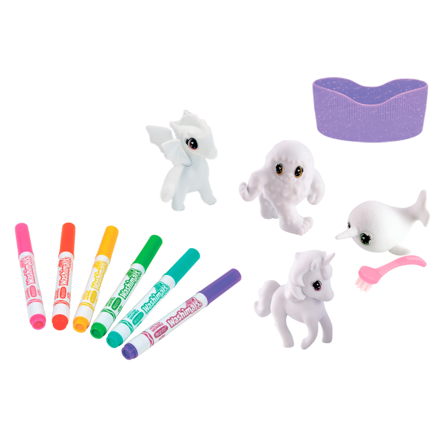 Наборы для творчества - Набор для творчества Crayola Washimals Сказочные животные с ванной (25-7191)#2
