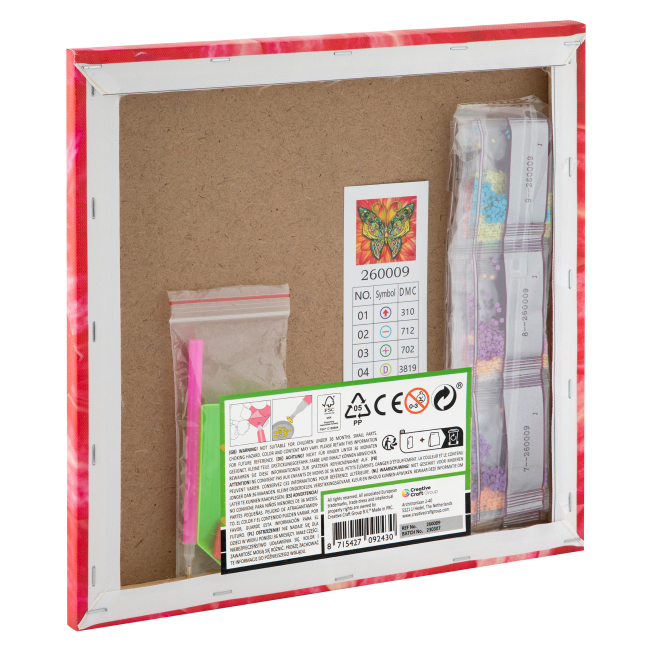 Мозаїка - Алмазна картина Grafix Метелик (260009)#4