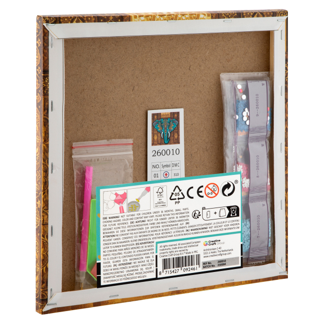 Мозаїка - Алмазна картина Grafix Слон (260010)#2