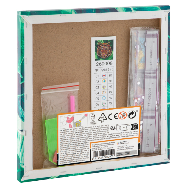 Мозаика - Алмазная картина Grafix Тигр (260008)#2