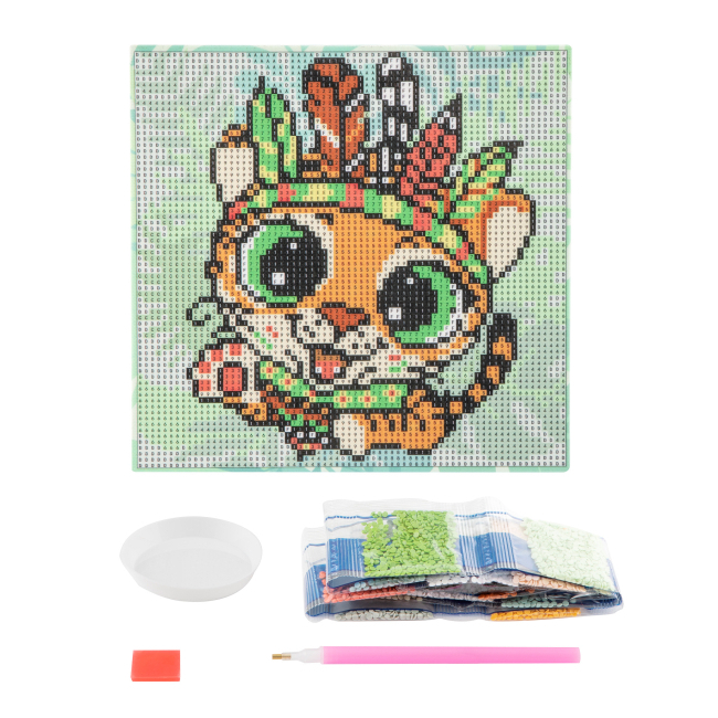 Мозаика - Алмазная картина Grafix Тигр (260012_2)#2