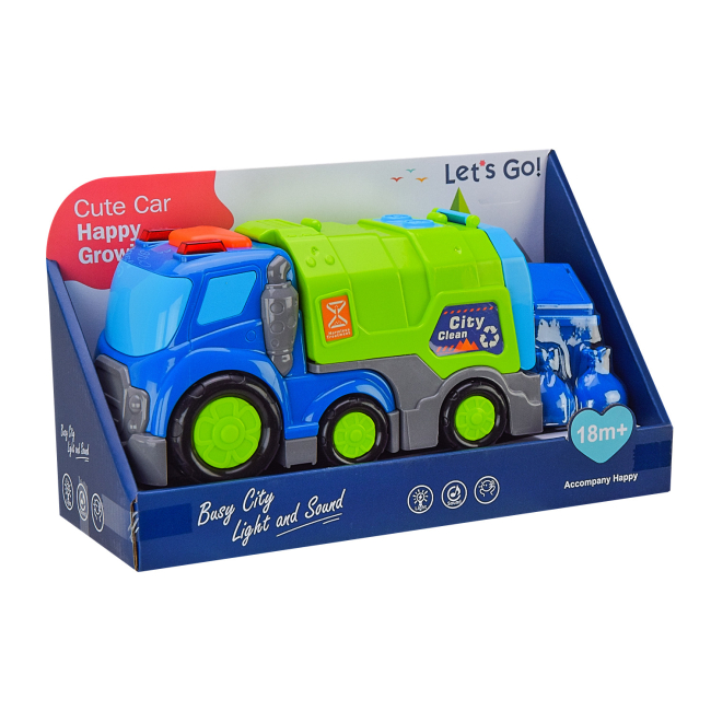 Машинки для малюків - Ігровий набір Shantou Jinxing Сміттєзбиральна машина (7202)#5