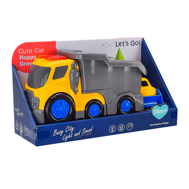 Машинки для малышей - Игровой набор Shantou Jinxing Самосвал (7206)#5