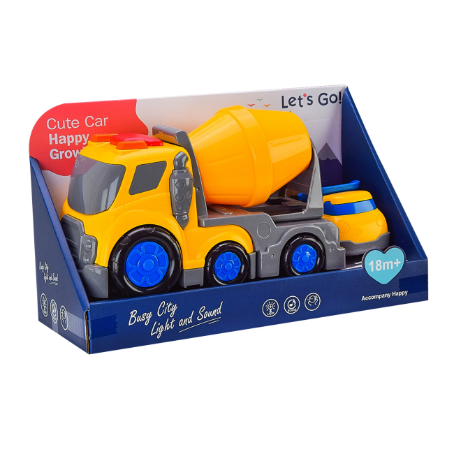 Машинки для малышей - Игровой набор Shantou Jinxing Бетономешалка (7204)#5
