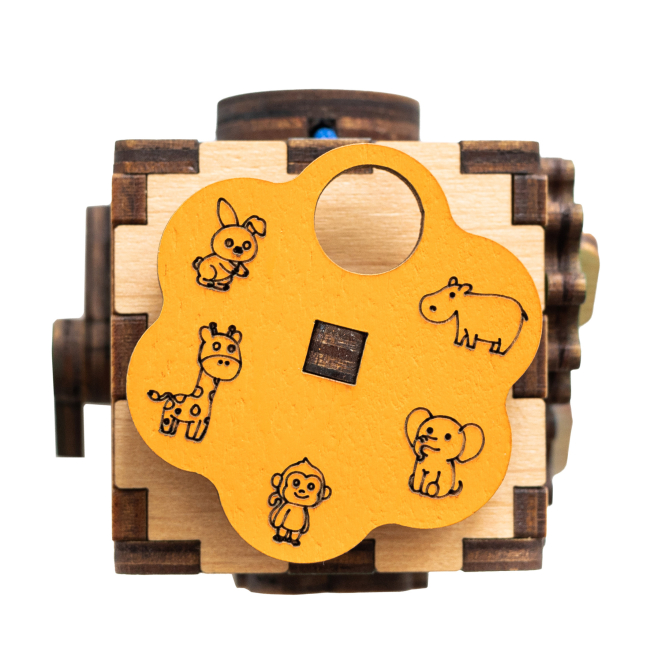 Развивающие игрушки - Развивающая игрушка Good Play Бизикубик Звери (К113)#3