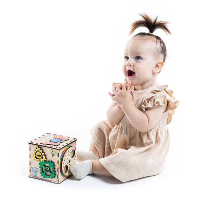 Розвивальні іграшки - ​Розвивальна іграшка Good Play Бізікубик Малюк (К101)#7