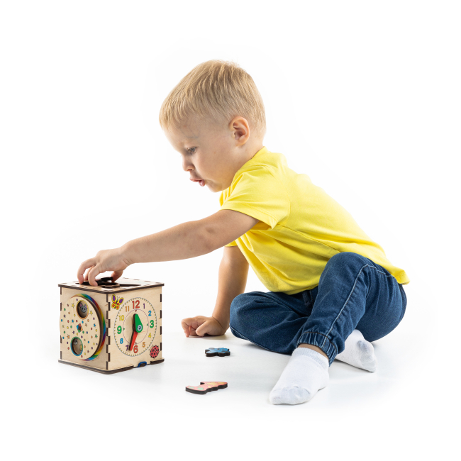 Розвивальні іграшки - ​Розвивальна іграшка Good Play Бізікубик Малюк (К101)#8