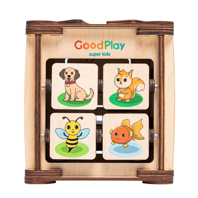 Развивающие игрушки - Развивающая игрушка Good Play Бизикубик Первые шаги (K102)#3