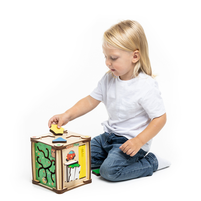 Розвивальні іграшки - Розвивальна іграшка Good Play Бізікубик Розвиток LED (K103E)#6