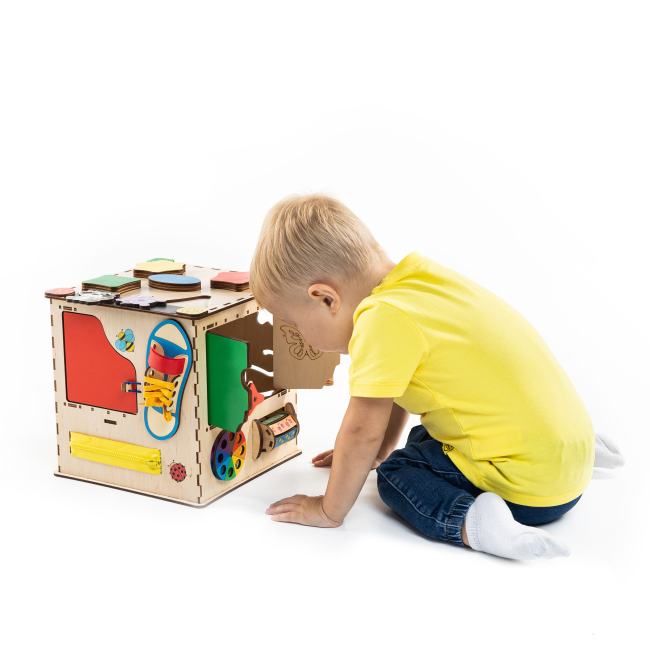 Розвивальні іграшки - Розвивальна іграшка Good Play Бізікубик Творчий (K104)#5