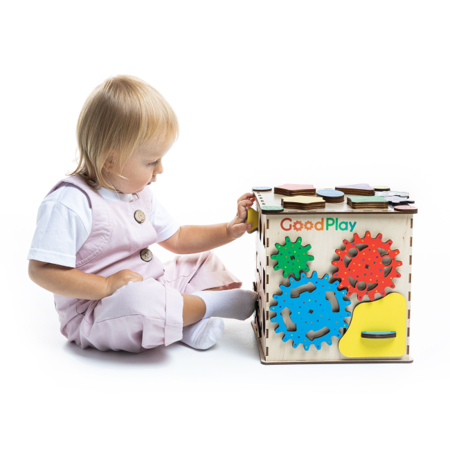 Розвивальні іграшки - Розвивальна іграшка Good Play Бізікубик Творчий (K104)#6