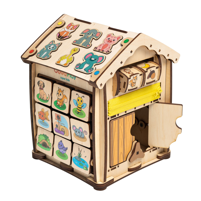 Развивающие игрушки - Развивающая игрушка Good Play Бизидомик Умник (B101)#3