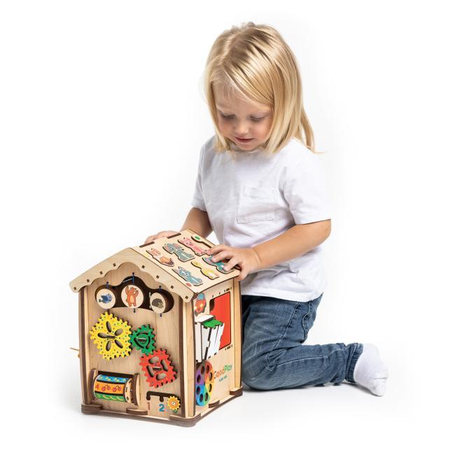 Развивающие игрушки - Развивающая игрушка Good Play Бизидомик Всезнайка LED (B102E)#5