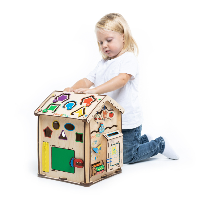 Развивающие игрушки - Развивающая игрушка Good Play Бизидомик Гений (B103) ( B103)#5