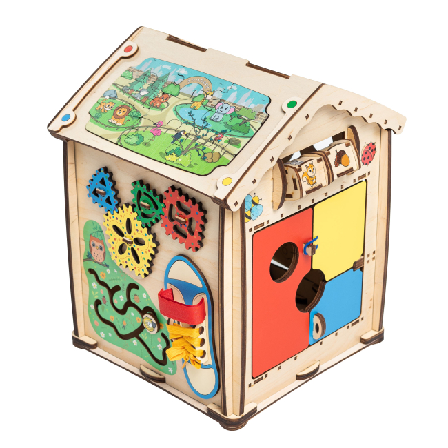 Развивающие игрушки - Развивающая игрушка Good Play Бизидомик Мудрец LED (B104E)#2