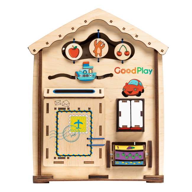 Развивающие игрушки - Развивающая игрушка Good Play Бизидомик Мудрец LED (B104E)#4