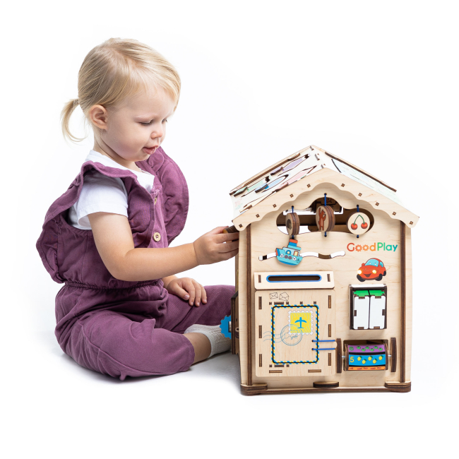 Развивающие игрушки - Развивающая игрушка Good Play Бизидомик Мудрец LED (B104E)#6