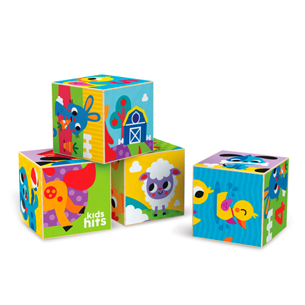 Розвивальні іграшки - Дерев'яна іграшка Kids Hits Пазл Counting Farm (KH20/022)#4