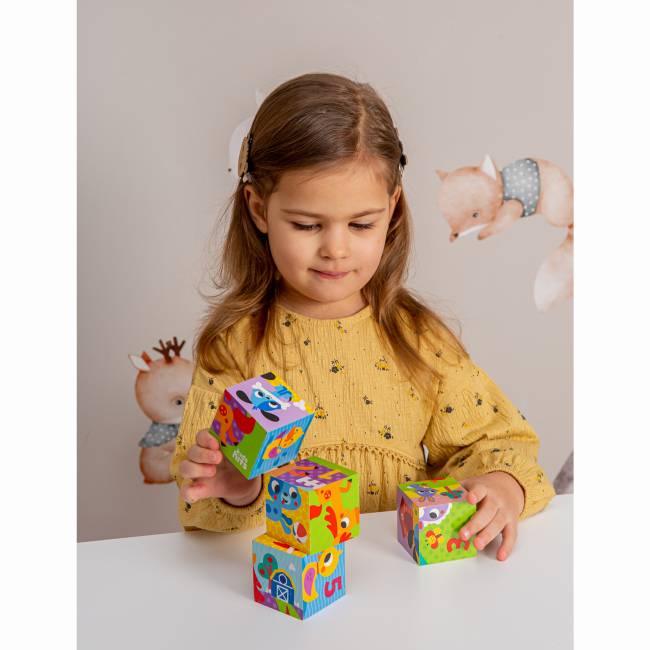 Розвивальні іграшки - Дерев'яна іграшка Kids Hits Пазл Counting Farm (KH20/022)#6