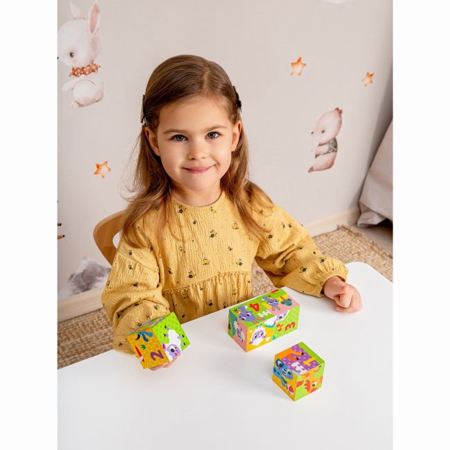 Розвивальні іграшки - Дерев'яна іграшка Kids Hits Пазл Counting Farm (KH20/022)#8