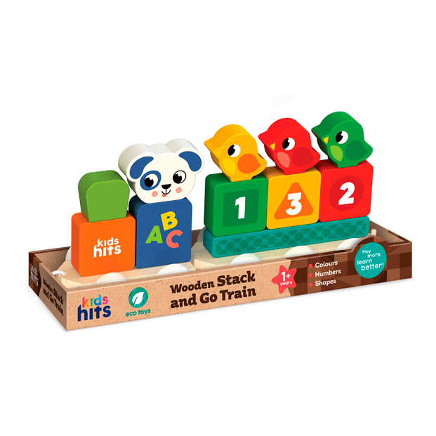 Развивающие игрушки - Деревянная игрушка Kids Hits Паровозик (KH20/037)#3