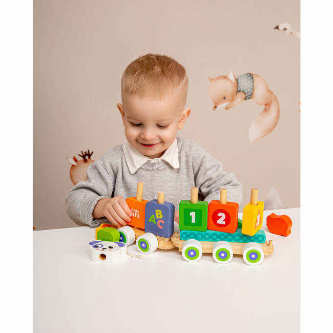 Развивающие игрушки - Деревянная игрушка Kids Hits Паровозик (KH20/037)#4
