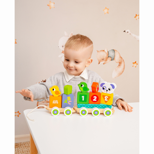 Развивающие игрушки - Деревянная игрушка Kids Hits Паровозик (KH20/037)#5