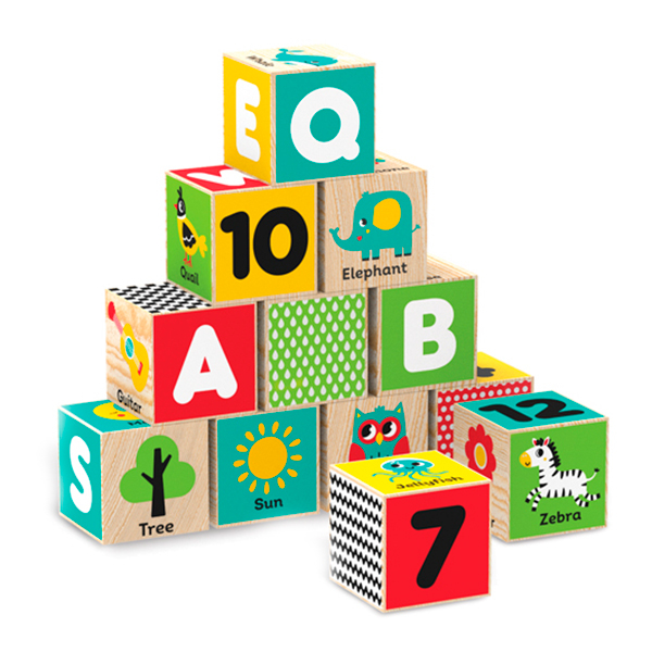 Розвивальні іграшки - Дерев'яні кубики Kids Hits Англійська абетка (KH20/030)#2