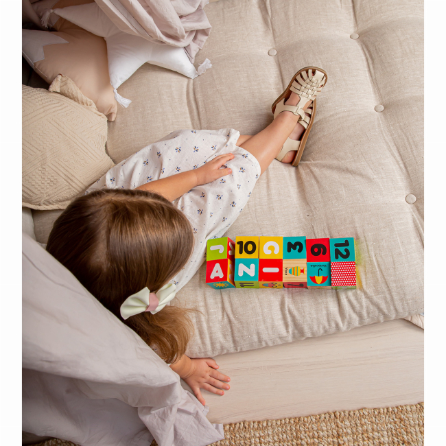 Розвивальні іграшки - Дерев'яні кубики Kids Hits Англійська абетка (KH20/030)#7