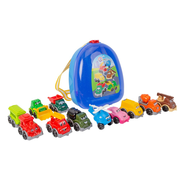 Машинки для малюків - Ігровий набір Technok Транспорт міні у валізі (9253)#2