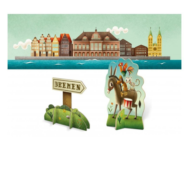 Настольные игры - Настольная игра Granna Музыканты из Бремена (84290)#5