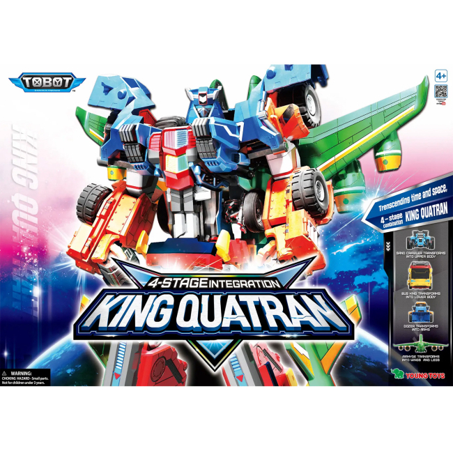 Трансформери - Робот-трансформер Tobot Детективи Галактики С3 Кінг Квартан (301138)#8