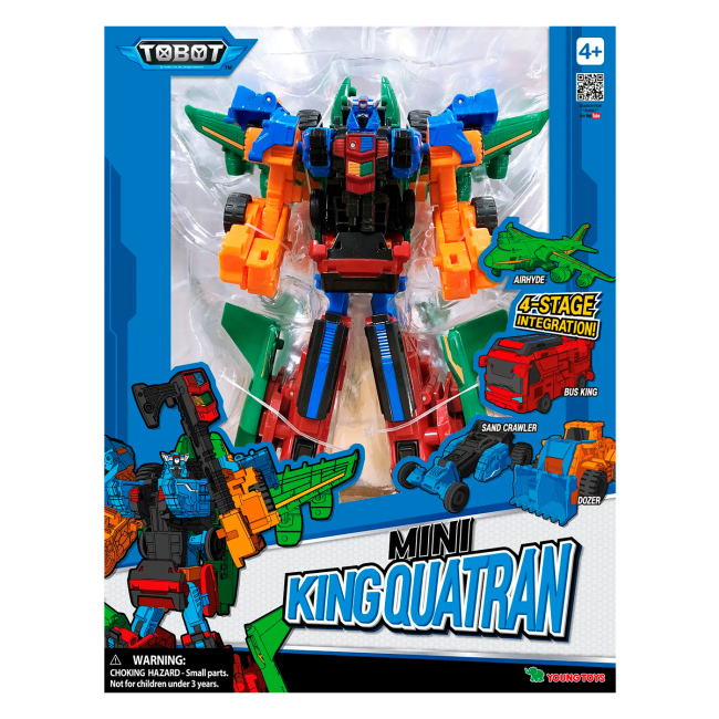 Трансформери - Робот-трансформер Tobot Детективи Галактики С3 Кінг Квартан міні (301147)#6