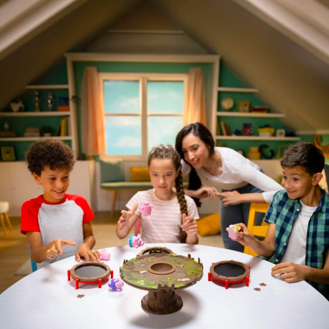 Настільні ігри - Настільна гра Fun Games Shop Хрюшки попригушки (FGS63)#5