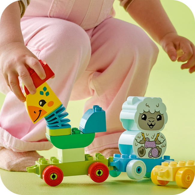 Конструктори LEGO - Конструктор LEGO DUPLO My First Потяг тваринок (10412)#7
