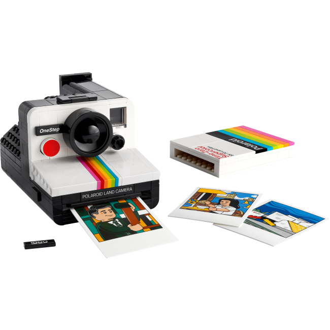Конструкторы LEGO - Конструктор LEGO Ideas Фотоаппарат Polaroid OneStep SX-70 (21345)#2