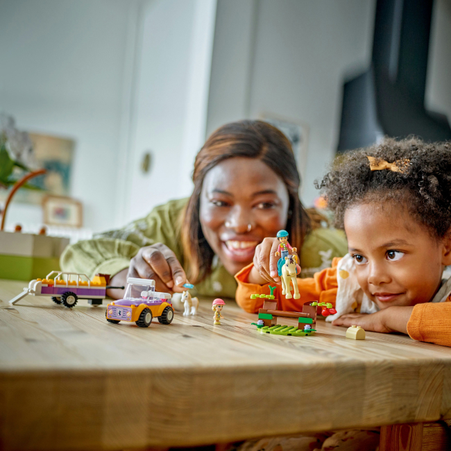 Конструкторы LEGO - Конструктор LEGO Friends Прицеп для лошади и пони (42634)#5